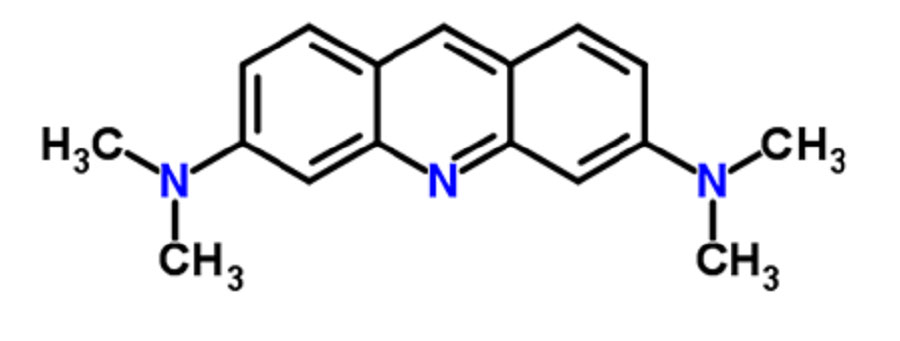 ساختار-شیمیای-رنگ-آکریدین-اورانژ-بافت و ژن پاسارگاد